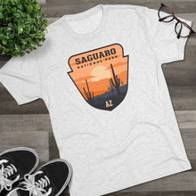 Load image into Gallery viewer, Saguaro Unisex Men's Tri-Blend Crew Tee