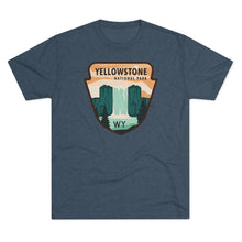 Load image into Gallery viewer, Yellowstone National Park Men's Tri-Blend Crew Tee