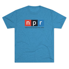 Load image into Gallery viewer, NPR National Propaganda T-shrit Men's Tri-Blend Crew Tee