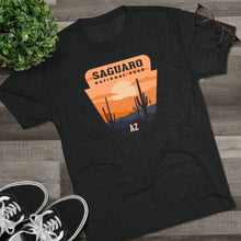 Load image into Gallery viewer, Saguaro Unisex Men's Tri-Blend Crew Tee