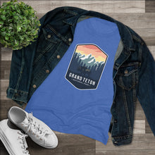 Load image into Gallery viewer, Grand Tetons Women's Tri-blend Tee