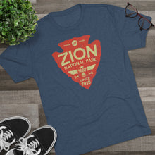 Load image into Gallery viewer, Zion National Park Tri-Blend Crew Tee