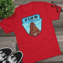 Load image into Gallery viewer, Zion National Park Men's Tri-Blend Crew Tee