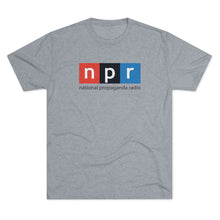 Load image into Gallery viewer, NPR National Propaganda T-shrit Men's Tri-Blend Crew Tee