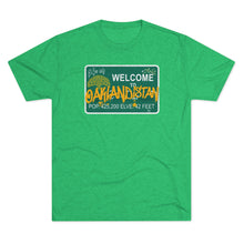 Load image into Gallery viewer, Oaklandistan Oakland California Crime Tri-Blend Men's Shirt Tri-Blend Crew Tee