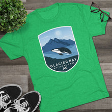 Load image into Gallery viewer, Glacier Bay National Park Men's Tri-Blend Crew Tee