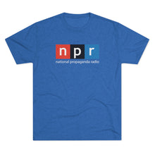 Load image into Gallery viewer, NPR National Propaganda T-shrit Men's Tri-Blend Crew Tee