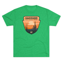 Load image into Gallery viewer, Saguaro Unisex Men's Tri-Blend Crew Tee