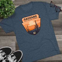 Load image into Gallery viewer, Saguaro Unisex Men's Tri-Blend Crew Tee