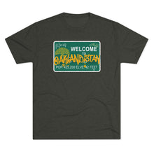 Load image into Gallery viewer, Oaklandistan Oakland California Crime Tri-Blend Men's Shirt Tri-Blend Crew Tee