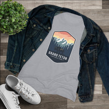 Load image into Gallery viewer, Grand Tetons Women's Tri-blend Tee