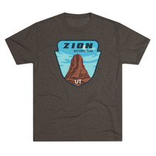 Load image into Gallery viewer, Zion National Park Men's Tri-Blend Crew Tee