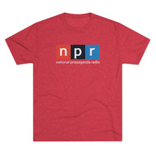 Load image into Gallery viewer, NPR National Propaganda T-shrit Men's Tri-Blend Crew Tee