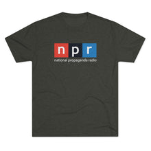 Load image into Gallery viewer, NPR National Propaganda T-shrit Men's Tri-Blend Crew Tee