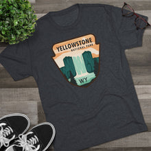 Load image into Gallery viewer, Yellowstone National Park Men's Tri-Blend Crew Tee