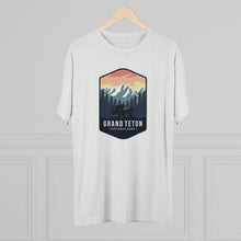 Load image into Gallery viewer, Grand Tetons National Park Men's Tri-Blend Crew Tee