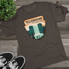 Load image into Gallery viewer, Yellowstone National Park Men's Tri-Blend Crew Tee