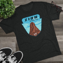 Load image into Gallery viewer, Zion National Park Men's Tri-Blend Crew Tee