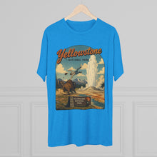 Load image into Gallery viewer, Yellowstone National Park Shirt Men's Tri-Blend Crew Tee