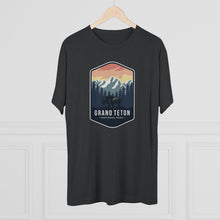 Load image into Gallery viewer, Grand Tetons National Park Men's Tri-Blend Crew Tee