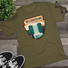 Load image into Gallery viewer, Yellowstone National Park Men's Tri-Blend Crew Tee