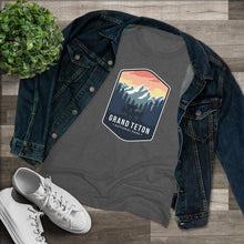 Load image into Gallery viewer, Grand Tetons Women's Tri-blend Tee