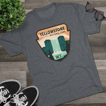 Load image into Gallery viewer, Yellowstone National Park Men's Tri-Blend Crew Tee