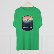 Load image into Gallery viewer, Grand Tetons National Park Men's Tri-Blend Crew Tee