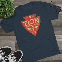 Load image into Gallery viewer, Zion National Park Tri-Blend Crew Tee
