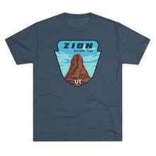 Load image into Gallery viewer, Zion National Park Men's Tri-Blend Crew Tee