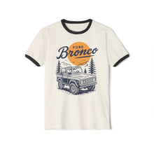 Load image into Gallery viewer, Vintage Ford Bronco Ringer T-Shirt | Retro Car Tee, Road Trip Apparel, Gift for Him, Adventure Outfit, Classic Automotive Merch