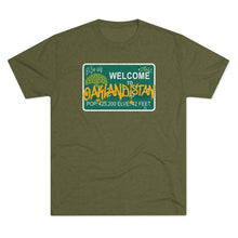 Load image into Gallery viewer, Oaklandistan Oakland California Crime Tri-Blend Men's Shirt Tri-Blend Crew Tee