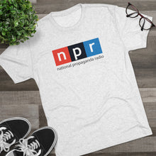 Load image into Gallery viewer, NPR National Propaganda T-shrit Men's Tri-Blend Crew Tee