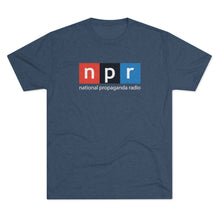 Load image into Gallery viewer, NPR National Propaganda T-shrit Men's Tri-Blend Crew Tee