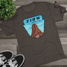 Load image into Gallery viewer, Zion National Park Men's Tri-Blend Crew Tee