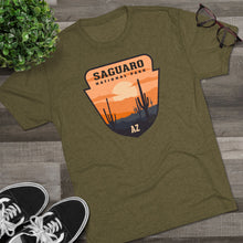 Load image into Gallery viewer, Saguaro Unisex Men's Tri-Blend Crew Tee