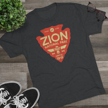 Load image into Gallery viewer, Zion National Park Tri-Blend Crew Tee