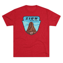 Load image into Gallery viewer, Zion National Park Men's Tri-Blend Crew Tee