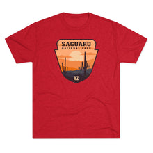 Load image into Gallery viewer, Saguaro Unisex Men's Tri-Blend Crew Tee