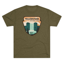 Load image into Gallery viewer, Yellowstone National Park Men's Tri-Blend Crew Tee