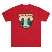 Load image into Gallery viewer, Yellowstone National Park Men's Tri-Blend Crew Tee