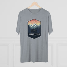 Load image into Gallery viewer, Grand Tetons National Park Men&#39;s Tri-Blend Crew Tee
