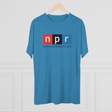 Load image into Gallery viewer, NPR National Propaganda T-shrit Men's Tri-Blend Crew Tee