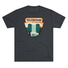 Load image into Gallery viewer, Yellowstone National Park Men's Tri-Blend Crew Tee