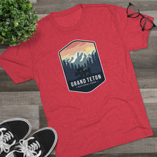 Load image into Gallery viewer, Grand Tetons National Park Men's Tri-Blend Crew Tee