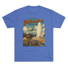 Load image into Gallery viewer, Yellowstone National Park Shirt Men's Tri-Blend Crew Tee