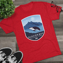 Load image into Gallery viewer, Glacier Bay National Park Men's Tri-Blend Crew Tee