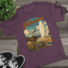 Load image into Gallery viewer, Yellowstone National Park Shirt Men's Tri-Blend Crew Tee