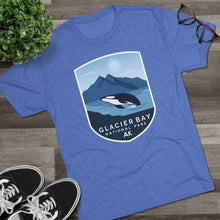 Load image into Gallery viewer, Glacier Bay National Park Men's Tri-Blend Crew Tee