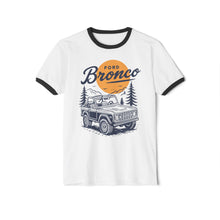 Load image into Gallery viewer, Vintage Ford Bronco Ringer T-Shirt | Retro Car Tee, Road Trip Apparel, Gift for Him, Adventure Outfit, Classic Automotive Merch